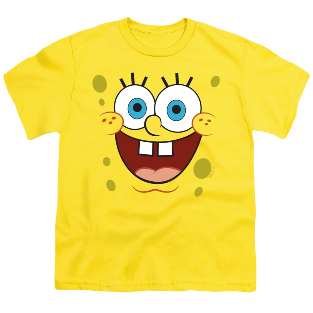 Spongebob Squarepants Spongebob Goofy Smile Youth 18/1 100% Cotton Short-Sleeve T-Shirt