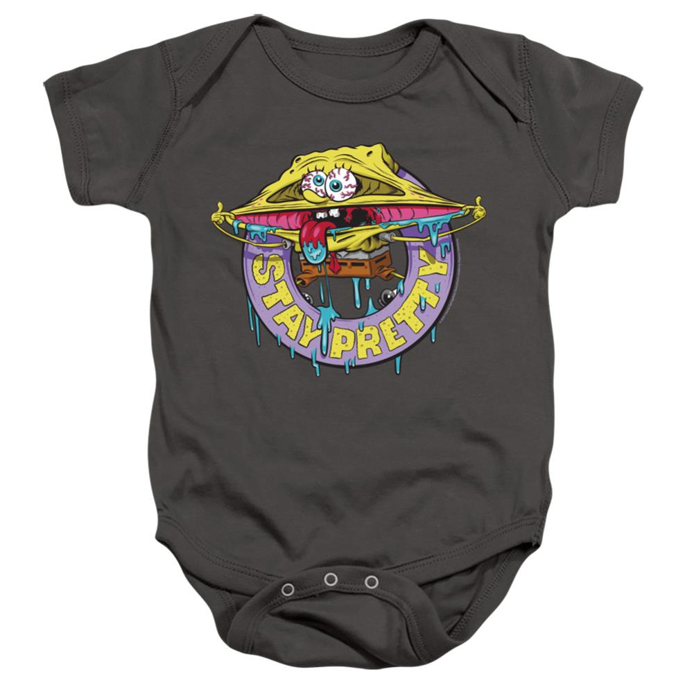 Spongebob Squarepants Stay Pretty Infant's Cotton SS Snapsuit