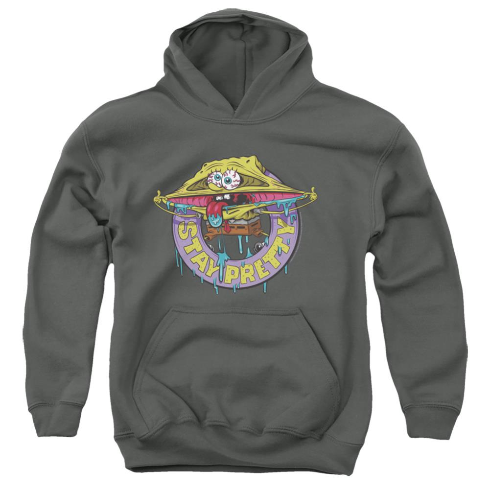 Spongebob Squarepants Stay Pretty Youth Cotton Poly Pull-Over Hoodie