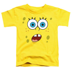 Spongebob Squarepants Surprise Face Toddler 18/1 Cotton Short-Sleeve T-Shirt