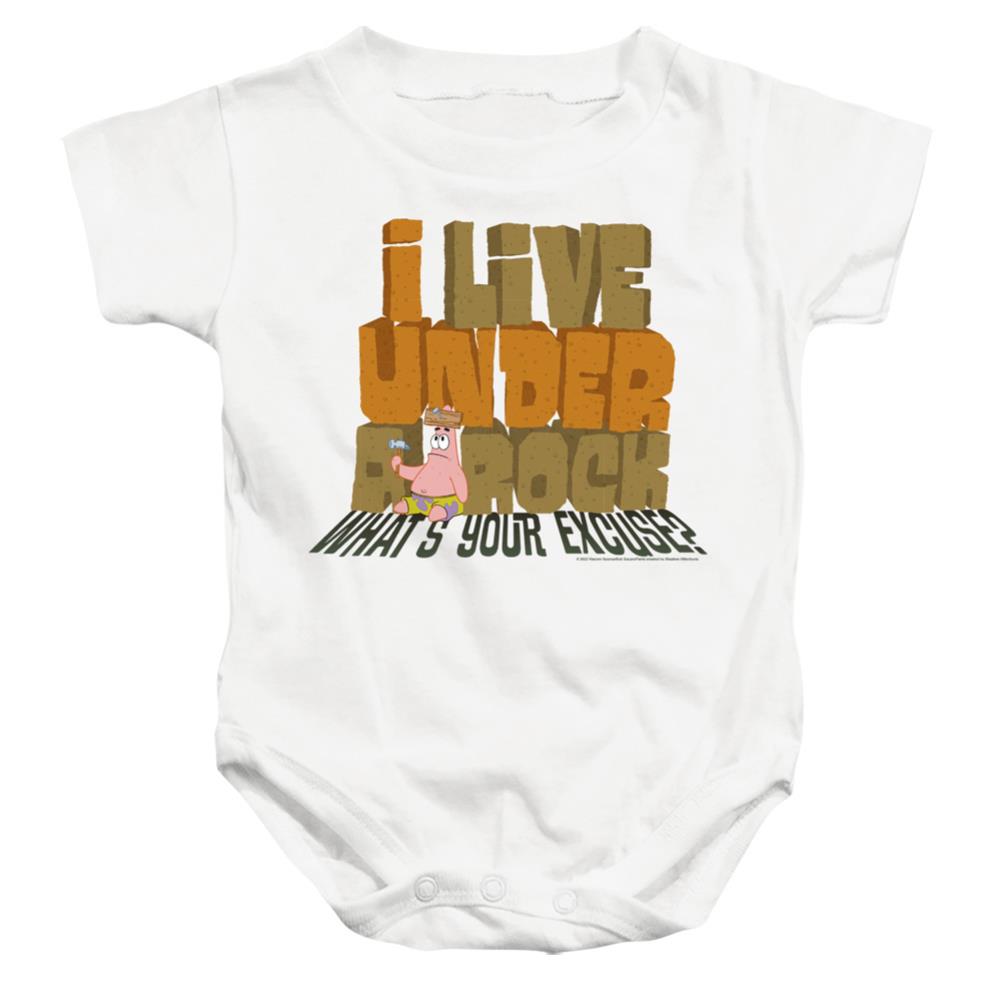 Spongebob Squarepants What'S Your Excuse? Infant's Cotton SS Snapsuit