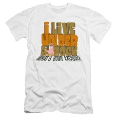 Spongebob Squarepants What'S Your Excuse? Men's Ultra-Soft 30/1 Cotton Slim Short-Sleeve T-Shirt