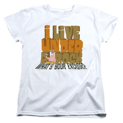 Spongebob Squarepants What'S Your Excuse? Women's 18/1 Cotton Short-Sleeve T-Shirt