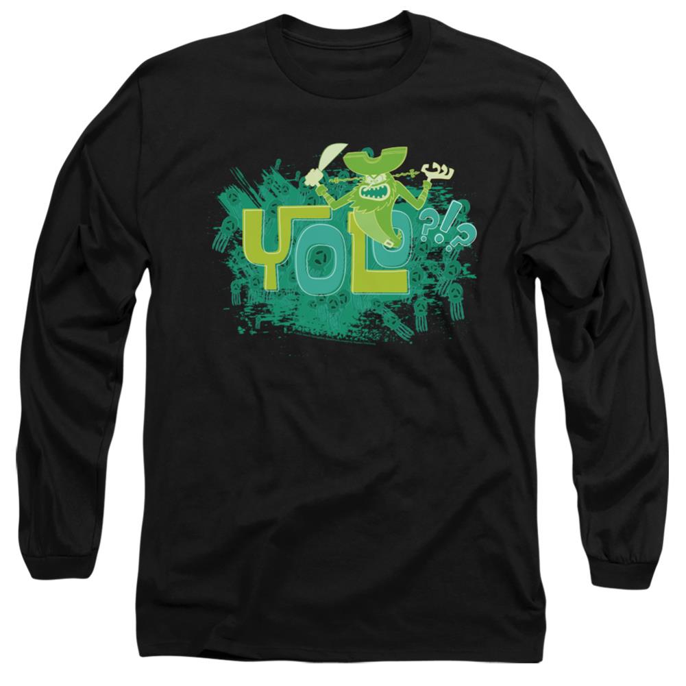 Spongebob Squarepants Yolo?!? Men's 18/1 Cotton Long-Sleeve T-Shirt
