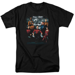 Star Trek 25th Anniversary Crew Men's 18/1 Cotton Short-Sleeve T-Shirt