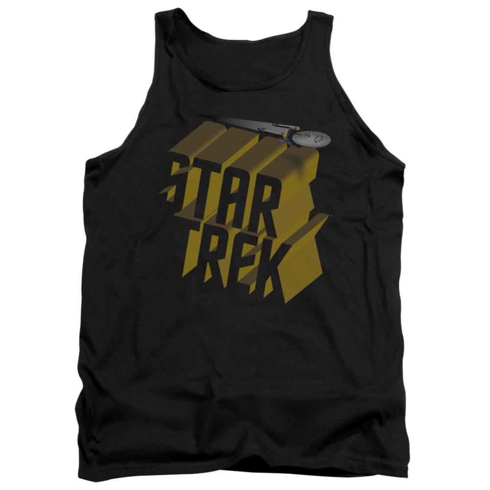 Star Trek 3D Logo Men's 18/1 Cotton Tank Top