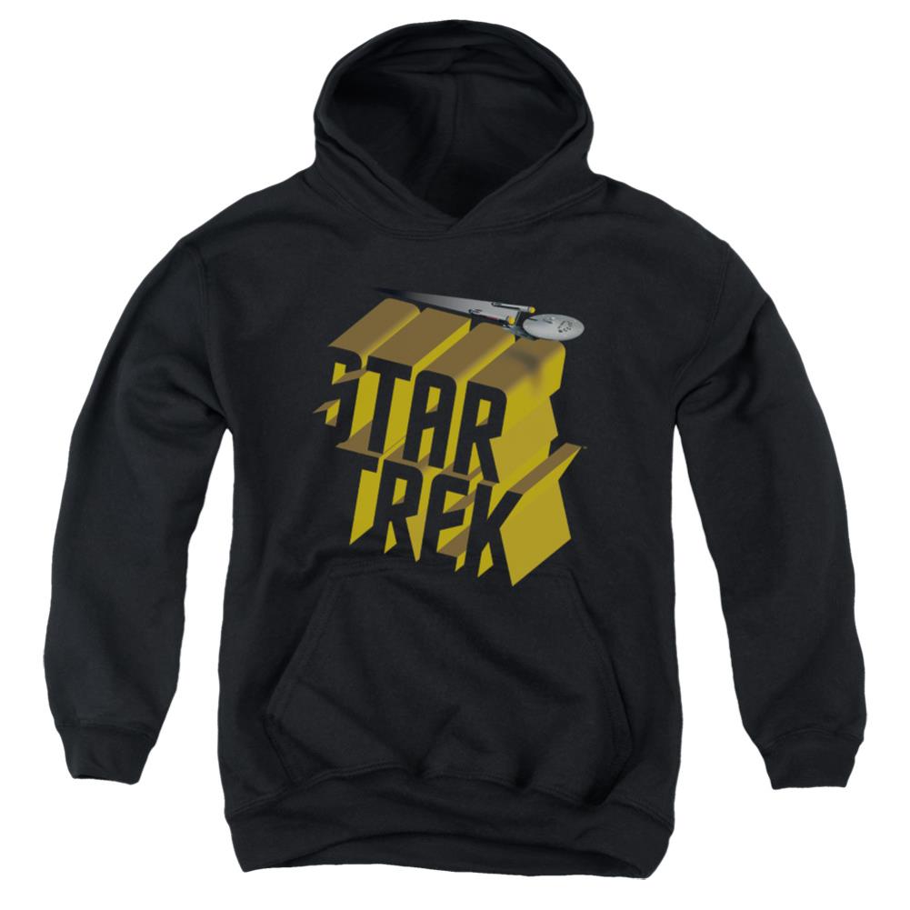 Star Trek 3D Logo Youth Cotton Poly Pull-Over Hoodie