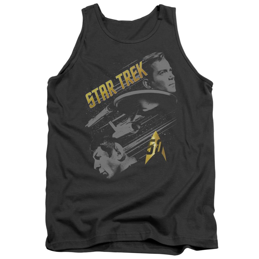 Star Trek 50 Year Frontier Men's 18/1 Cotton Tank Top