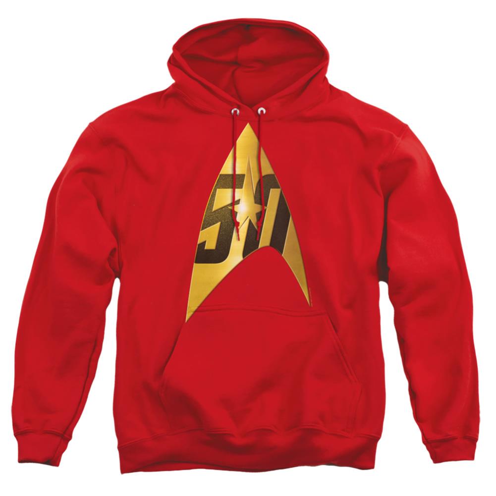 Star Trek 50th Anniversary Delta Men's Pull-Over 75 25 Poly Hoodie