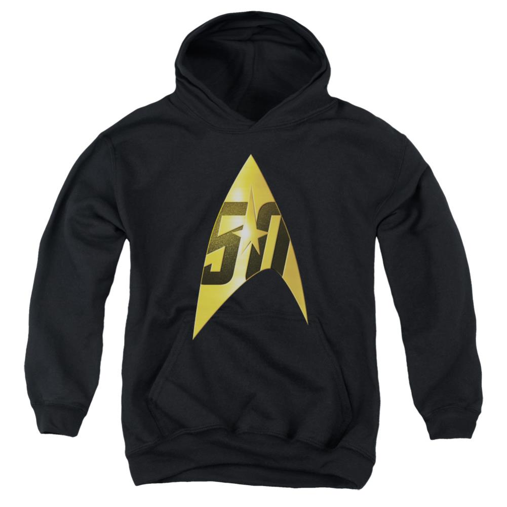 Star Trek 50th Anniversary Delta Youth Cotton Poly Pull-Over Hoodie