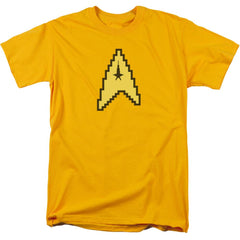 Star Trek 8 Bit Command Men's 18/1 Cotton Short-Sleeve T-Shirt