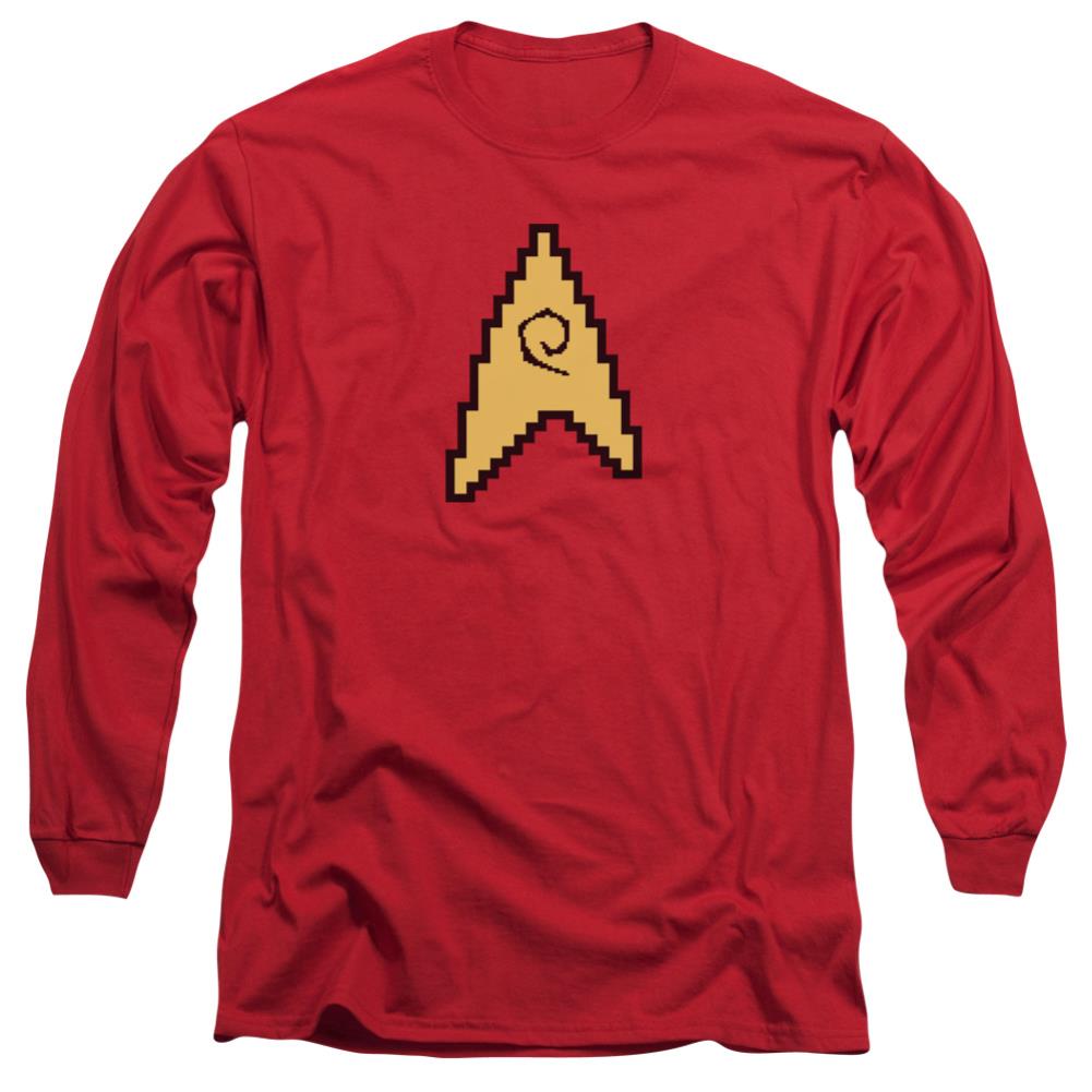 Star Trek 8 Bit Engineering Men's 18/1 Cotton Long-Sleeve T-Shirt