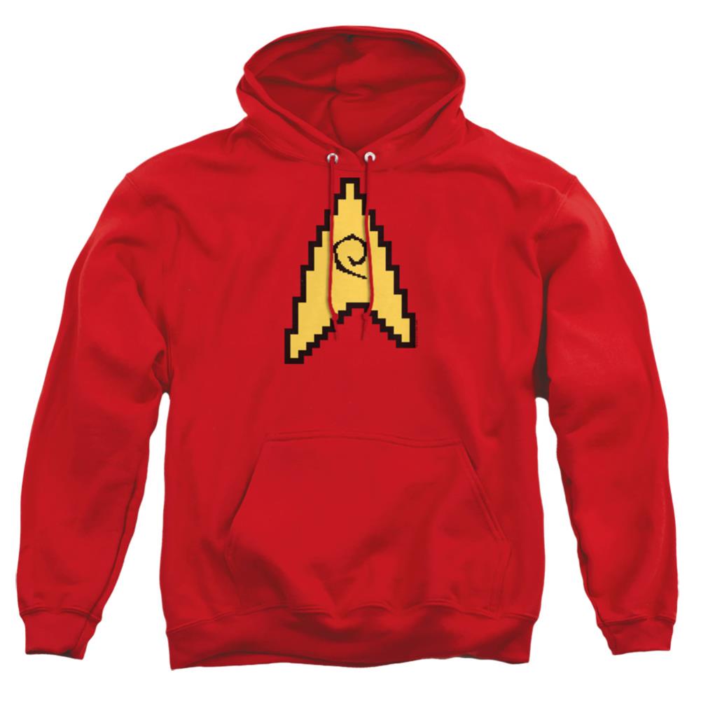 Star Trek 8 Bit Engineering Men's Pull-Over 75 25 Poly Hoodie