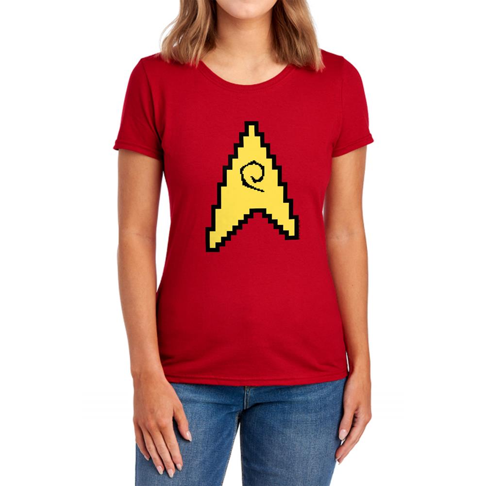 Star Trek 8 Bit Engineering Women's 18/1 Cotton Short-Sleeve T-Shirt