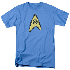 Star Trek 8 Bit Science Men's 18/1 Cotton Short-Sleeve T-Shirt