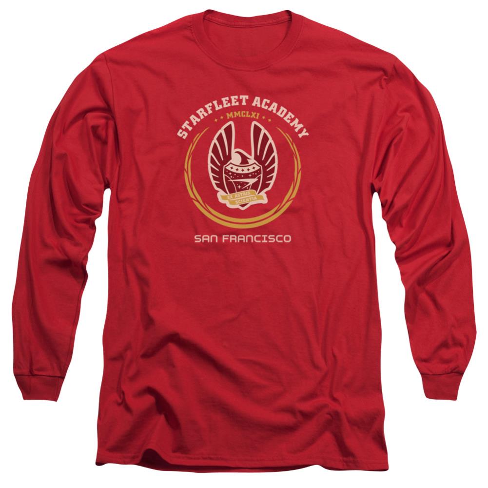 Star Trek Academy Heraldry Men's 18/1 Cotton Long-Sleeve T-Shirt