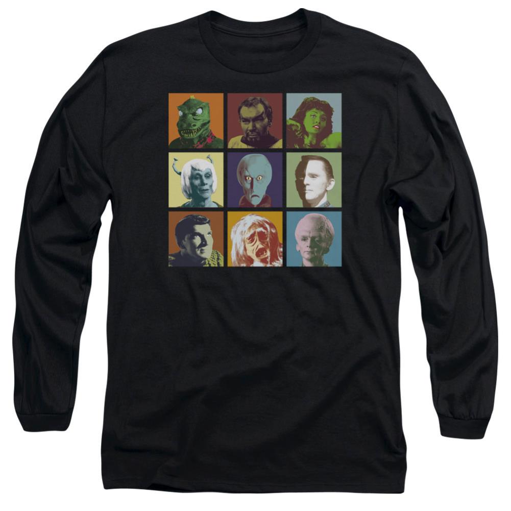 Star Trek Alien Squares Men's 18/1 Cotton Long-Sleeve T-Shirt