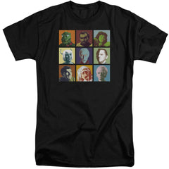 Star Trek Alien Squares Men's 18/1 Tall Cotton Short-Sleeve T-Shirt
