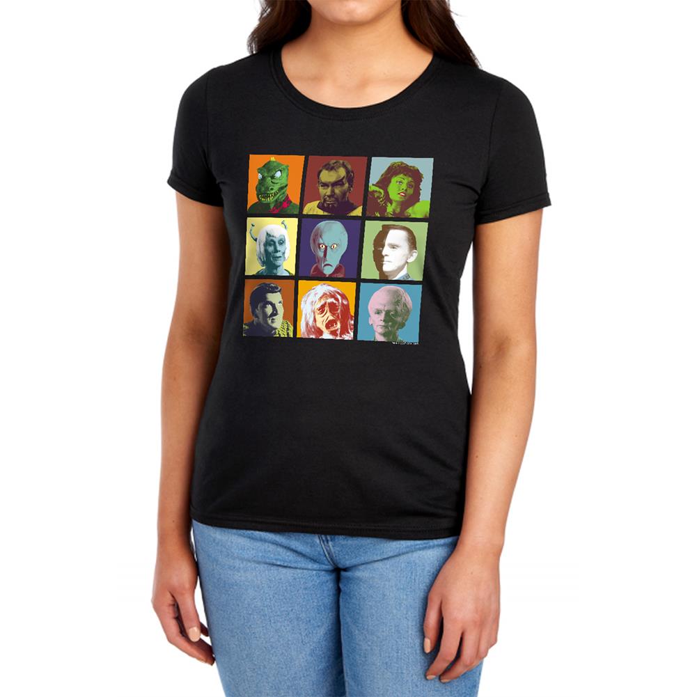 Star Trek Alien Squares Women's 18/1 Cotton Short-Sleeve T-Shirt