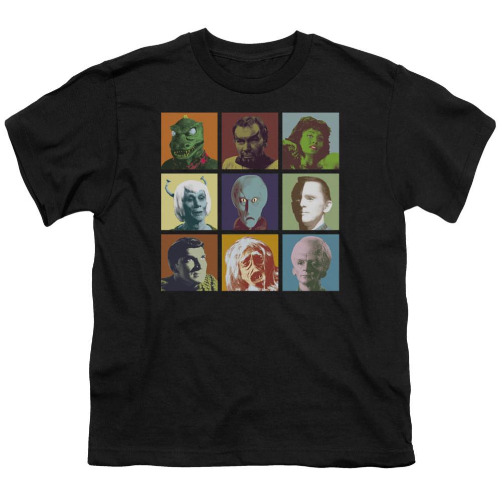 Star Trek Alien Squares Youth 18/1 100% Cotton Short-Sleeve T-Shirt