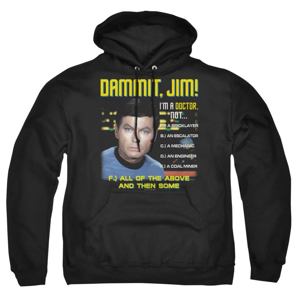 Star Trek All Of The Above Men's Pull-Over 75 25 Poly Hoodie