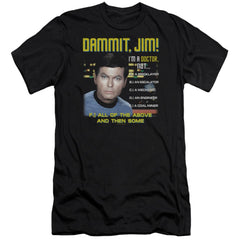 Star Trek All Of The Above Men's Ultra-Soft 30/1 Cotton Slim Short-Sleeve T-Shirt