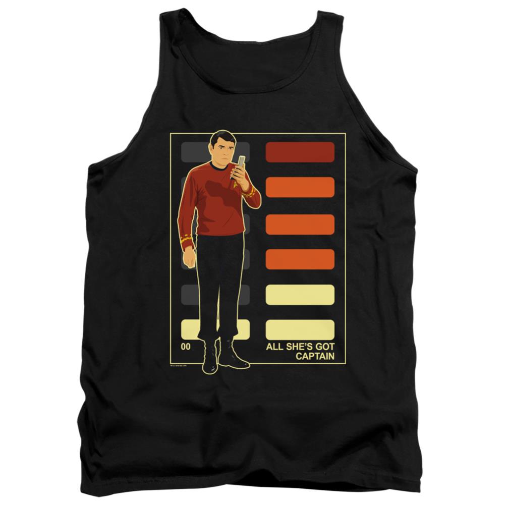 Star Trek All She's Got Captain Men's 18/1 Cotton Tank Top
