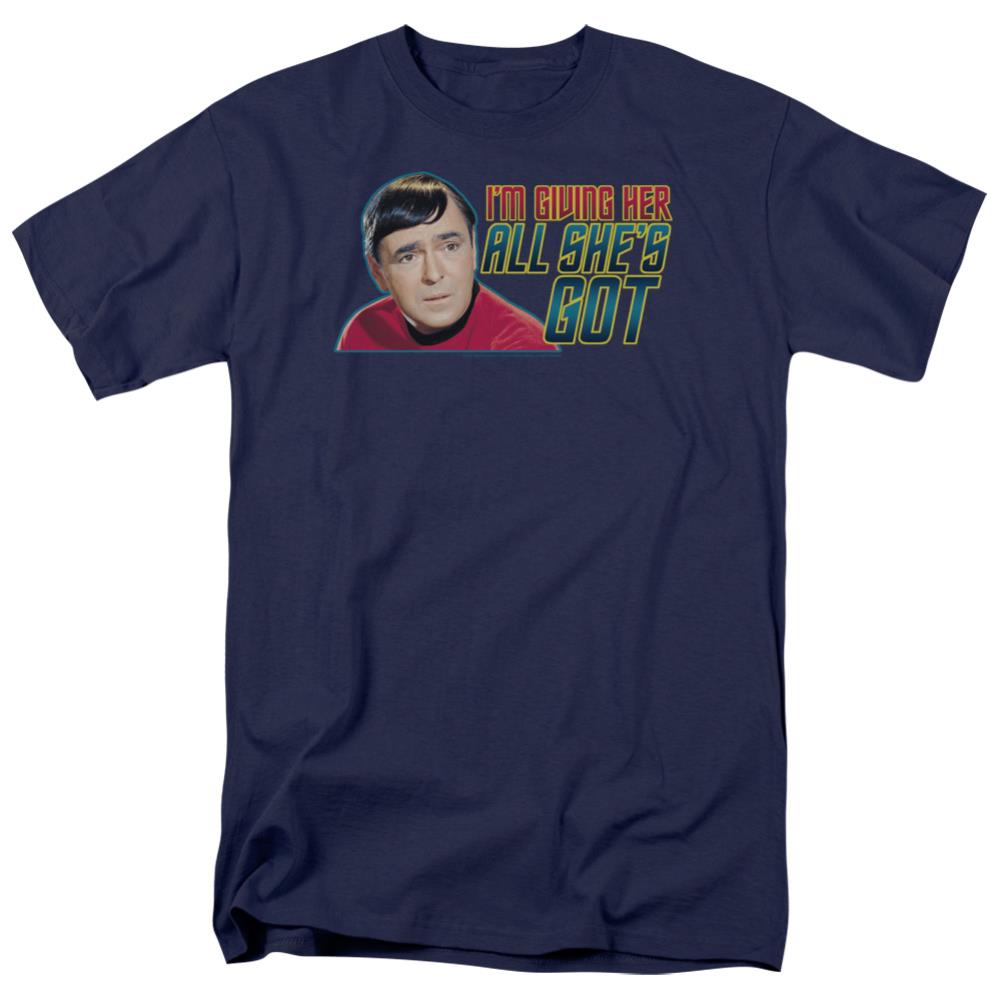 Star Trek All She's Got Men's 18/1 Cotton Short-Sleeve T-Shirt