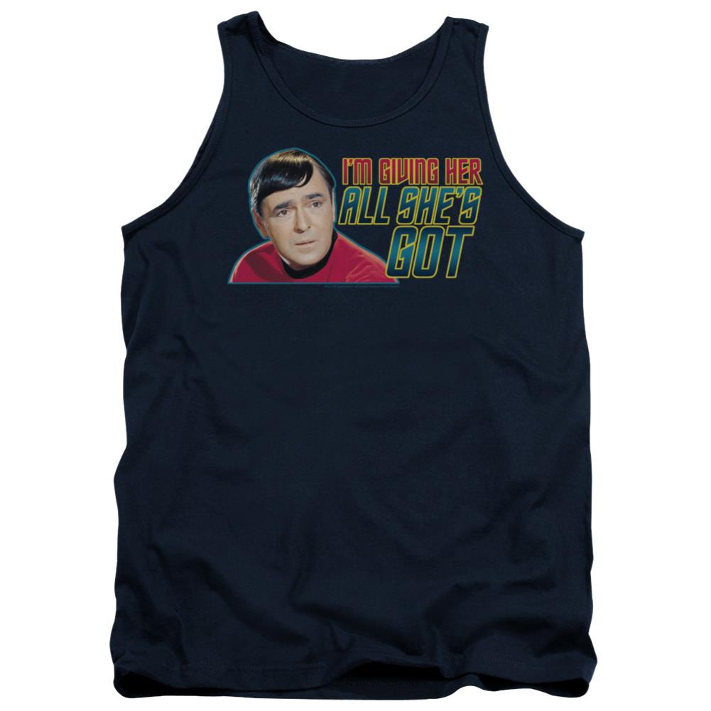 Star Trek All She's Got Men's 18/1 Cotton Tank Top