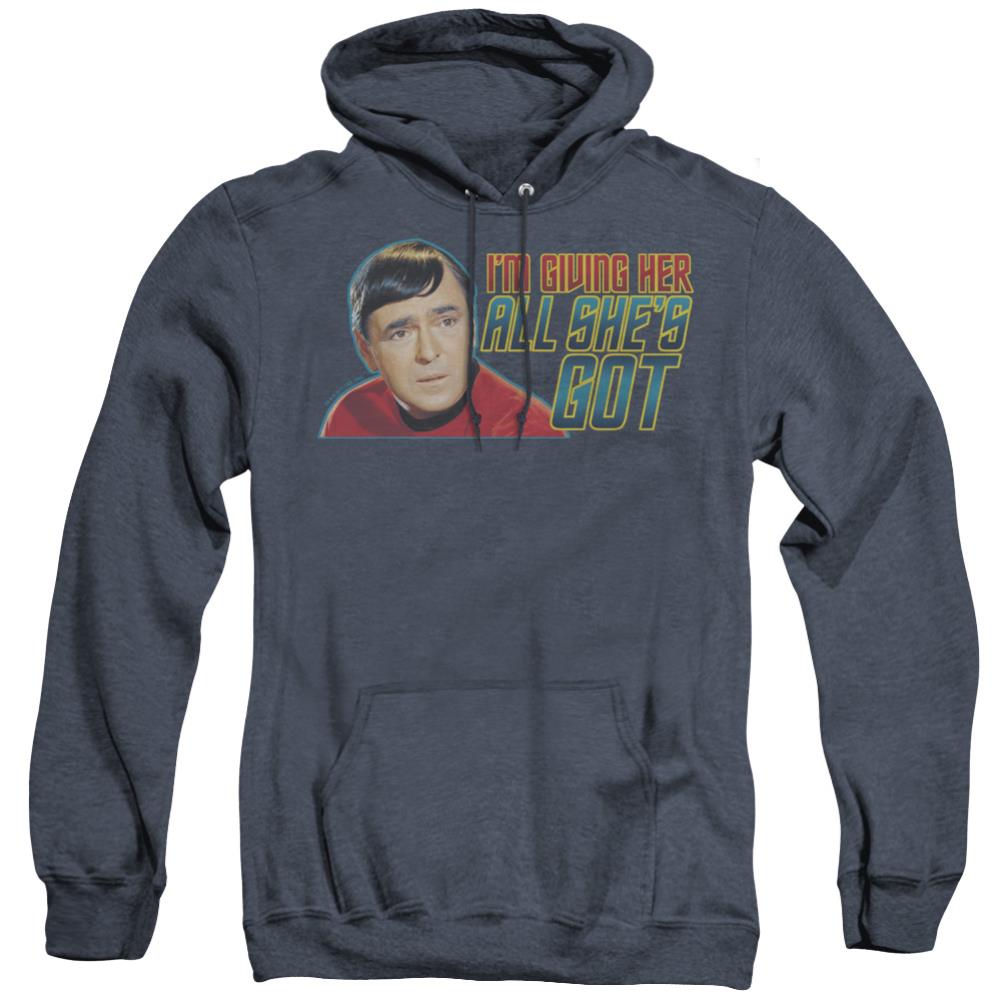 Star Trek All She's Got Men's Pull-Over Hoodie