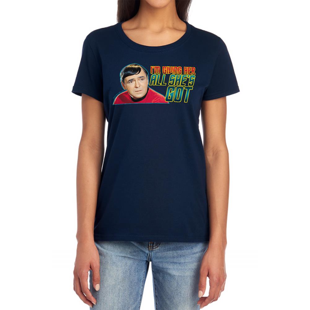 Star Trek All She's Got Women's 18/1 Cotton Short-Sleeve T-Shirt