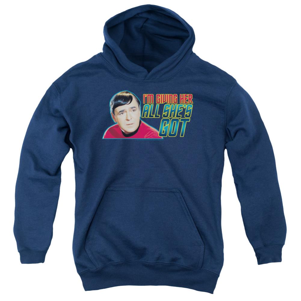 Star Trek All She's Got Youth Cotton Poly Pull-Over Hoodie