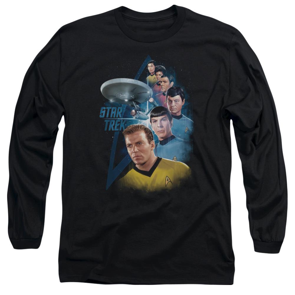 Star Trek Among The Stars Men's 18/1 Cotton Long-Sleeve T-Shirt