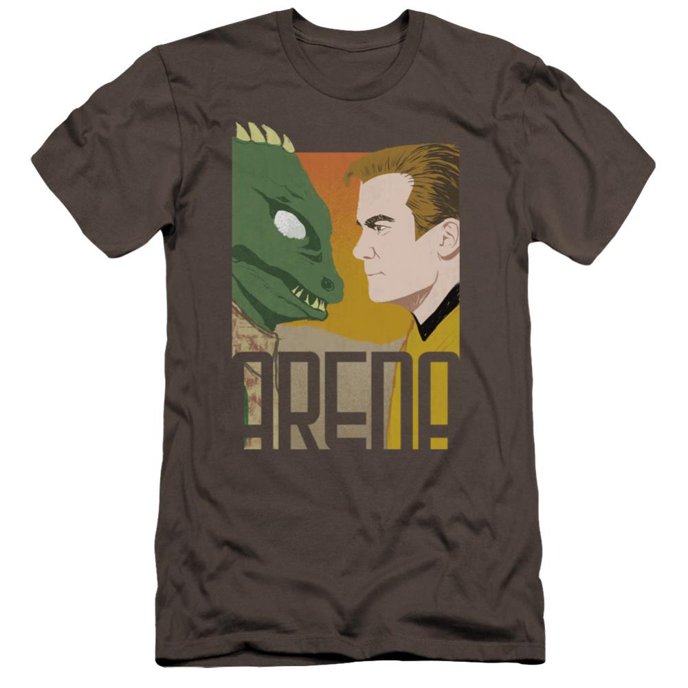 Star Trek Arena Men's Ultra-Soft 30/1 Cotton Slim Short-Sleeve T-Shirt