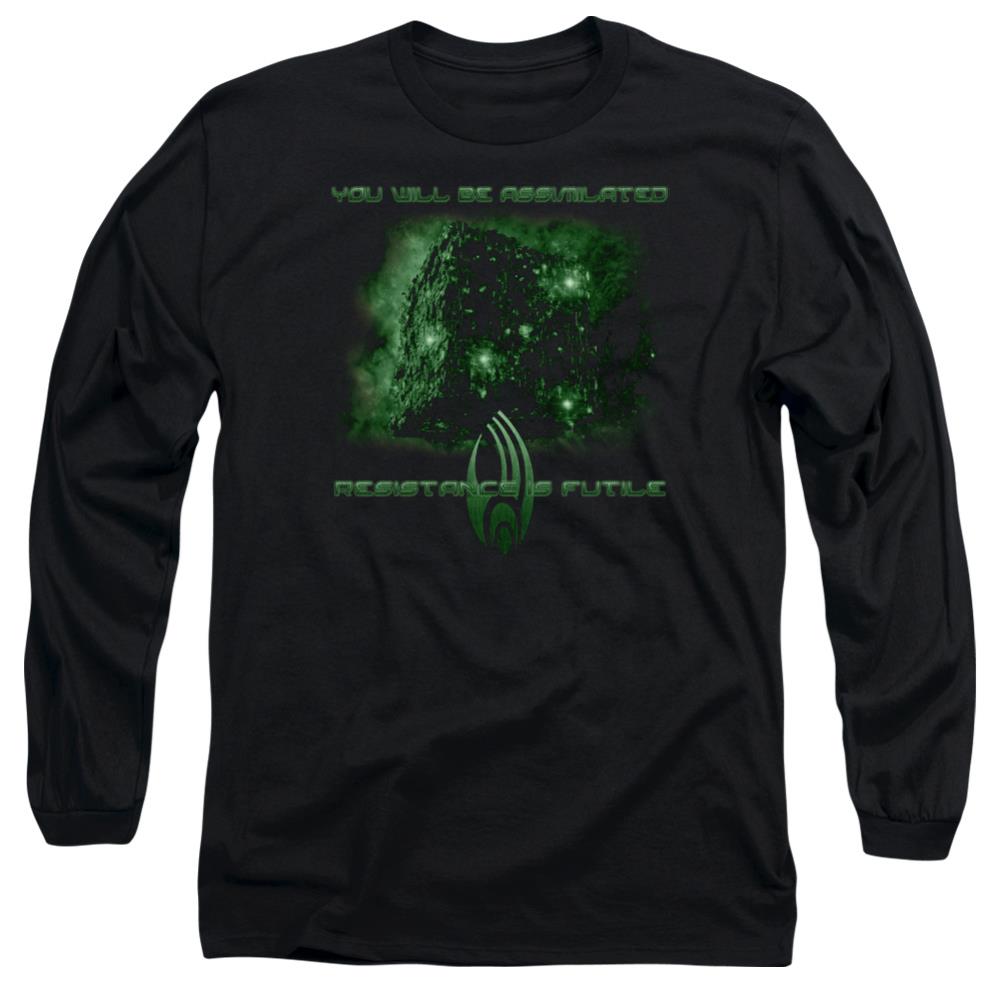 Star Trek Assimilate Men's 18/1 Cotton Long-Sleeve T-Shirt