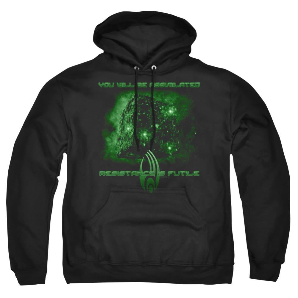 Star Trek Assimilate Men's Pull-Over 75 25 Poly Hoodie