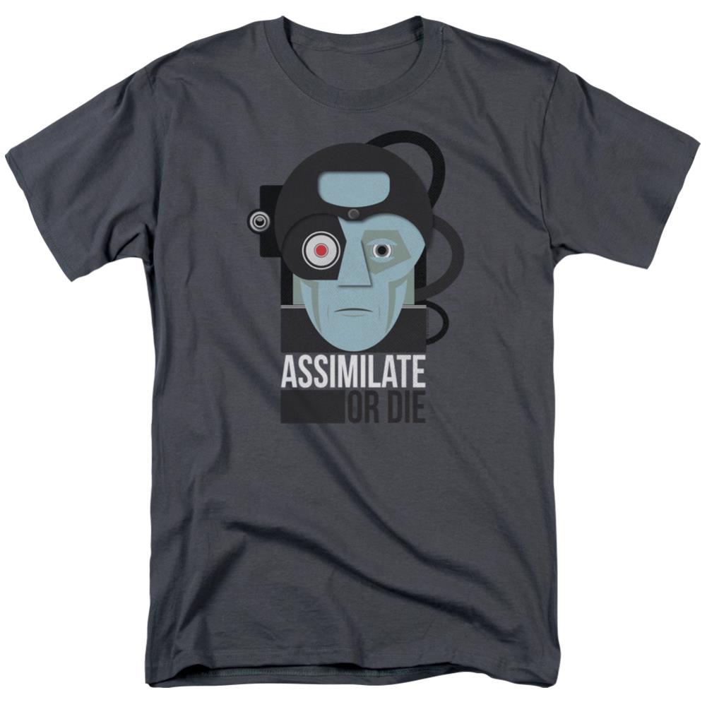 Star Trek Assismilate Or Die Men's 18/1 Cotton Short-Sleeve T-Shirt