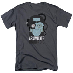 Star Trek Assismilate Or Die Men's 18/1 Cotton Short-Sleeve T-Shirt