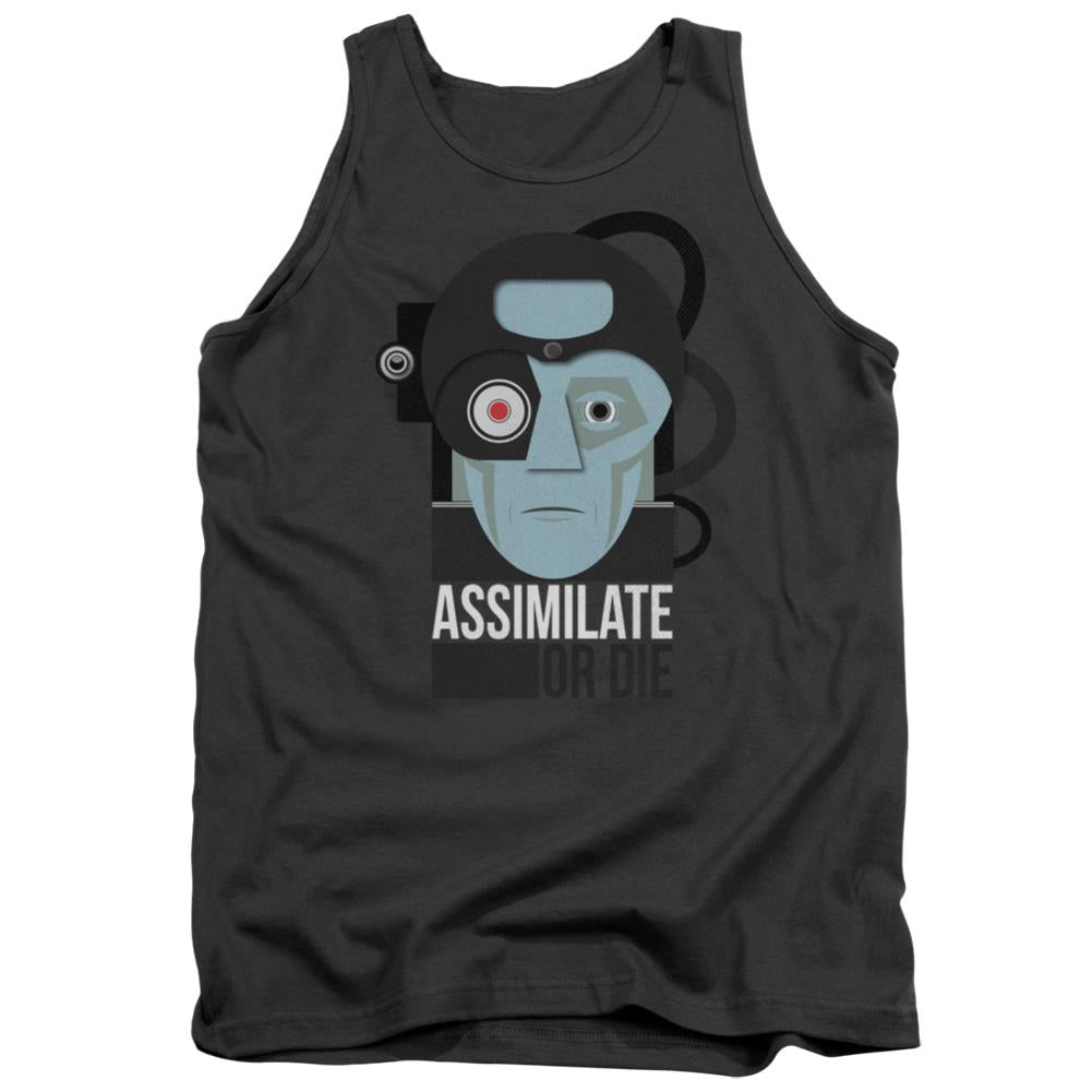 Star Trek Assismilate Or Die Men's 18/1 Cotton Tank Top