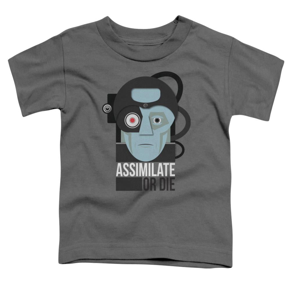 Star Trek Assismilate Or Die Toddler 18/1 Cotton Short-Sleeve T-Shirt