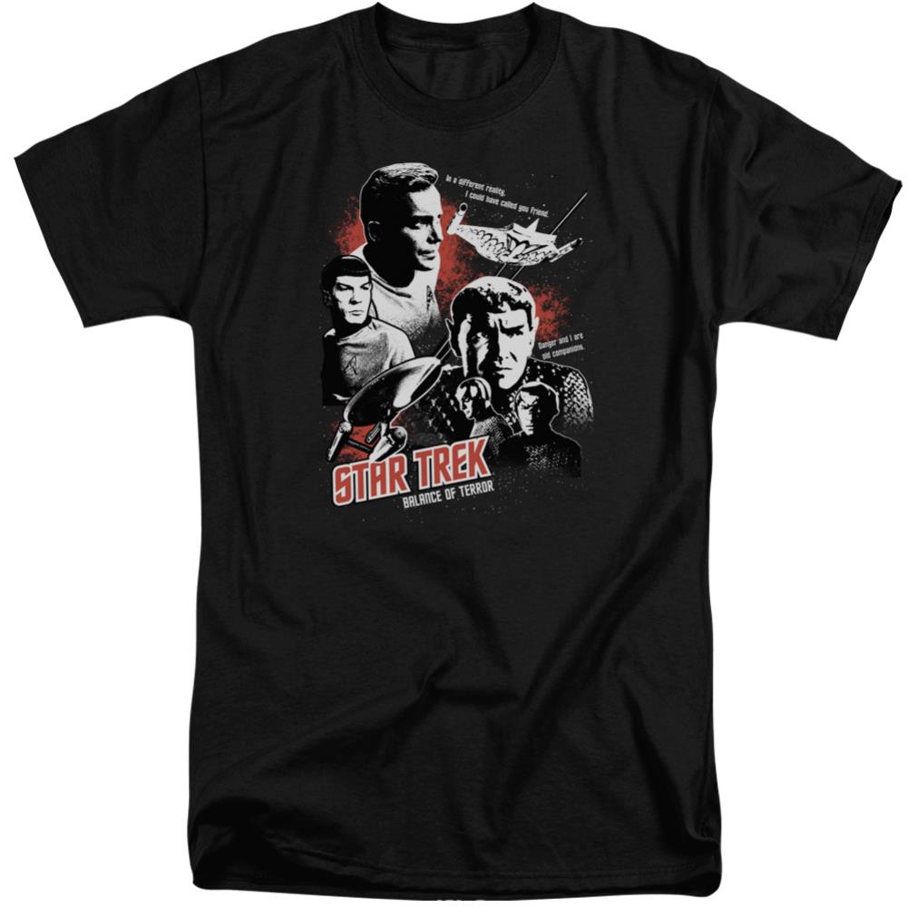 Star Trek Balance Of Terror Men's 18/1 Tall Cotton Short-Sleeve T-Shirt