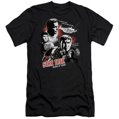 Star Trek Balance Of Terror Men's Ultra-Soft 30/1 Cotton Slim Short-Sleeve T-Shirt