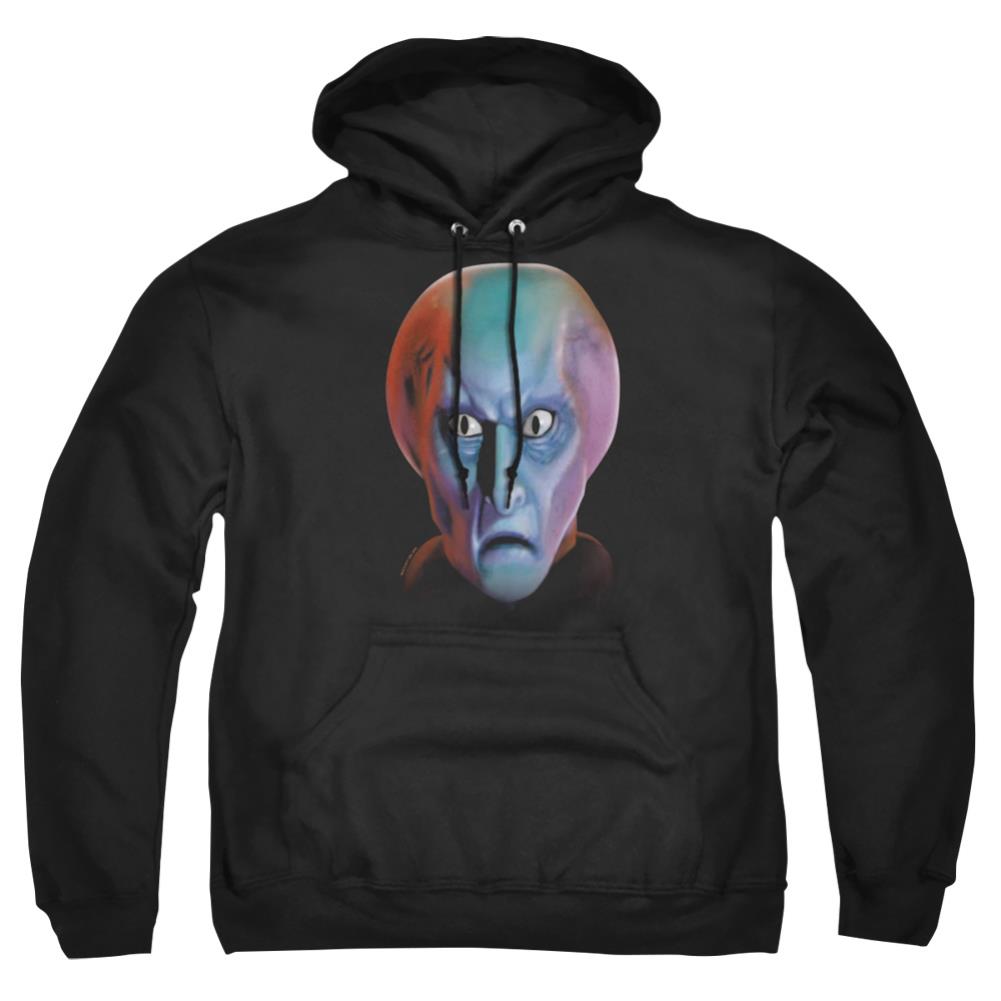 Star Trek Balok Head Men's Pull-Over 75 25 Poly Hoodie