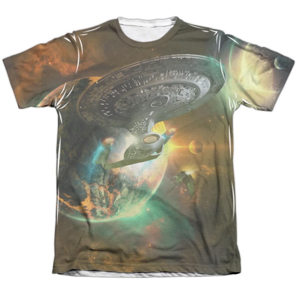 Star Trek Battle Ships Men's Regular Fit Poly Cotton Short-Sleeve T-Shirt