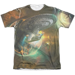 Star Trek Battle Ships Men's Regular Fit Poly Cotton Short-Sleeve T-Shirt