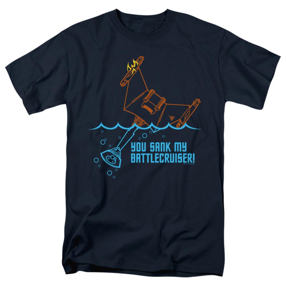 Star Trek Battlecruiser Men's 18/1 Cotton Short-Sleeve T-Shirt
