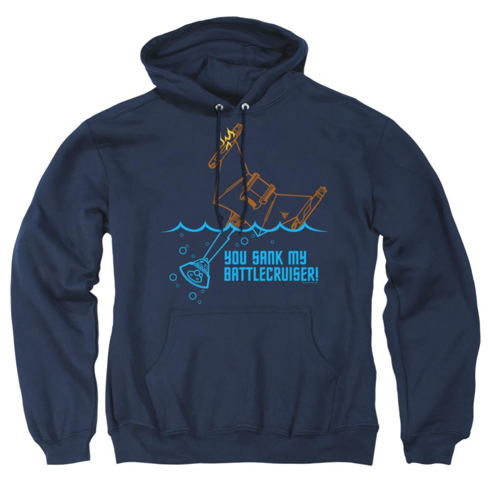 Star Trek Battlecruiser Men's Pull-Over 75 25 Poly Hoodie