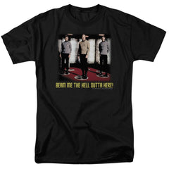 Star Trek Beam Me Out Men's 18/1 Cotton Short-Sleeve T-Shirt