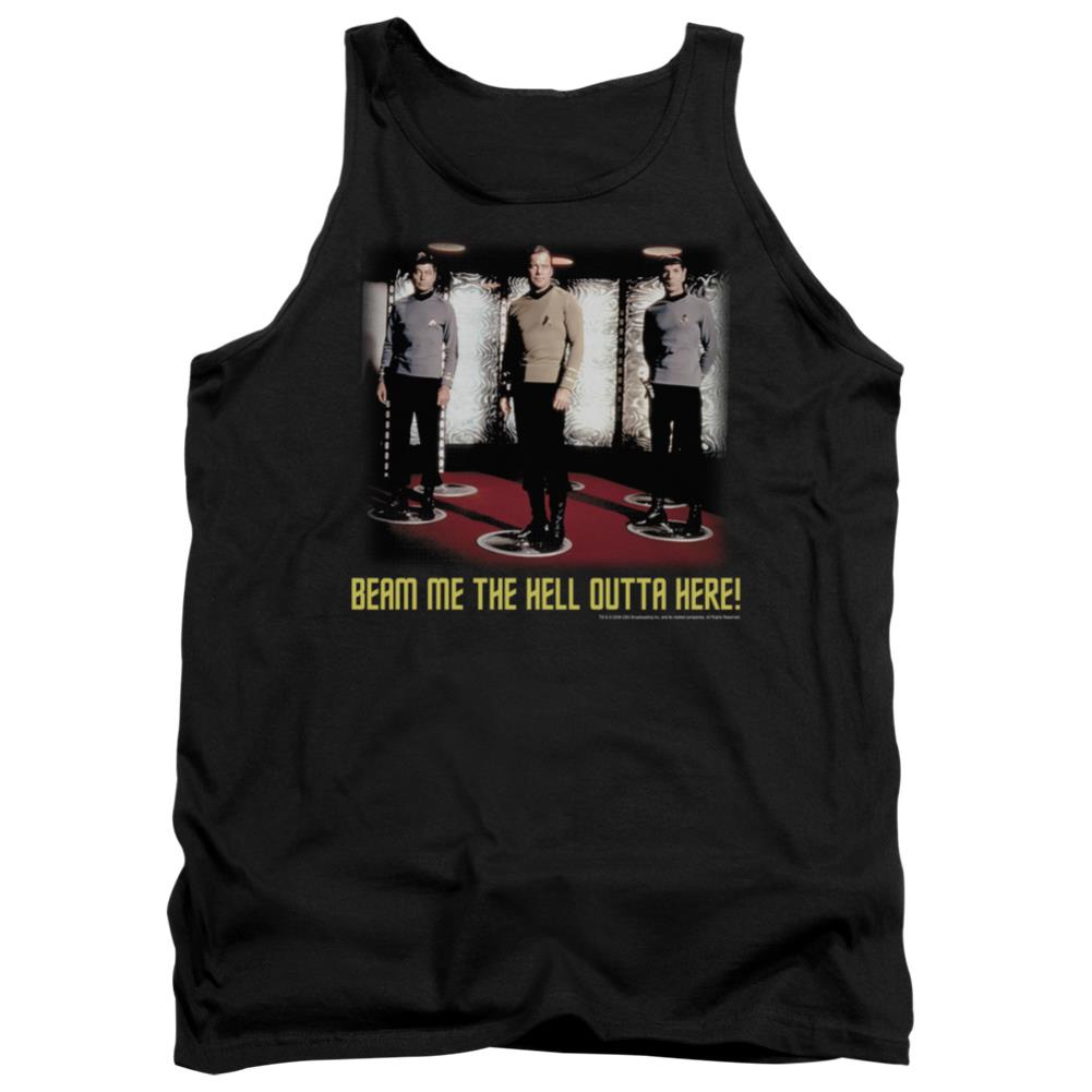 Star Trek Beam Me Out Men's 18/1 Cotton Tank Top