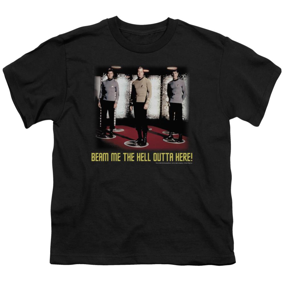 Star Trek Beam Me Out Youth 18/1 100% Cotton Short-Sleeve T-Shirt